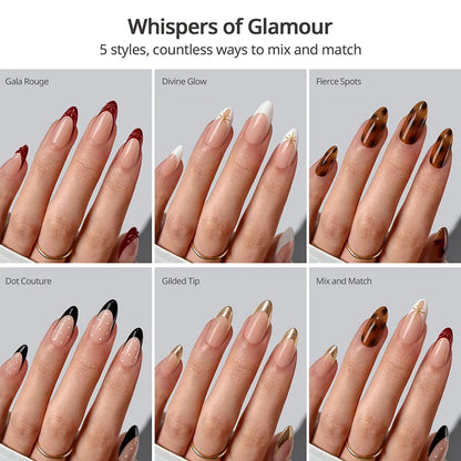 Whispers of Glamour Medium Almond - XCOATPRESS
