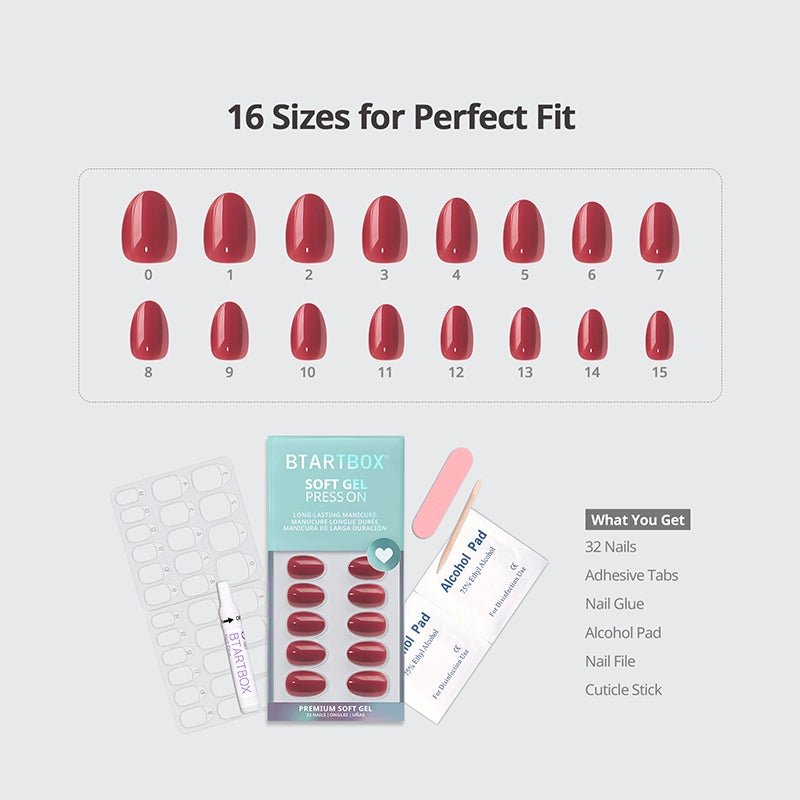 Glam Together series Extra Short Oval Nails