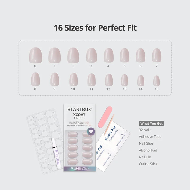 Nude Era Short Round Nails