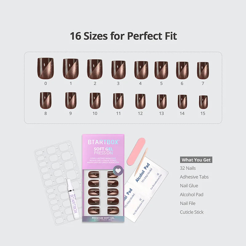 Daily Brew Extra Short Square Nails