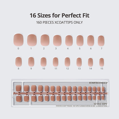 XCOATTIPS® Französisch – Extra Kurze Mandelform