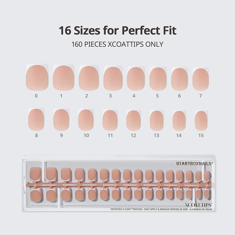 XCOATTIPS® Französisch – Extra Kurze Mandelform
