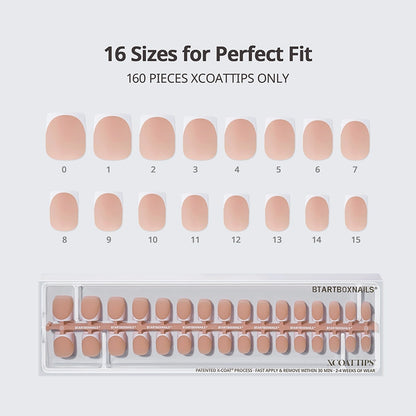 XCOATTIPS® Französisch – Extra Kurze Mandelform