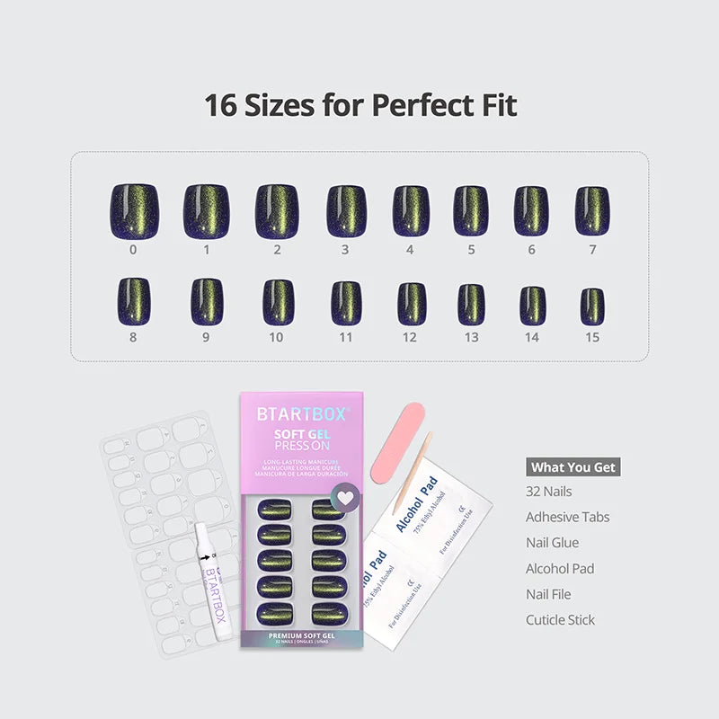 Alter Ego Collection Extra Short Squoval Nails