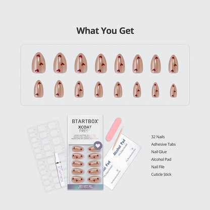 Feel My Love Almond Nails - XCOATPRESS