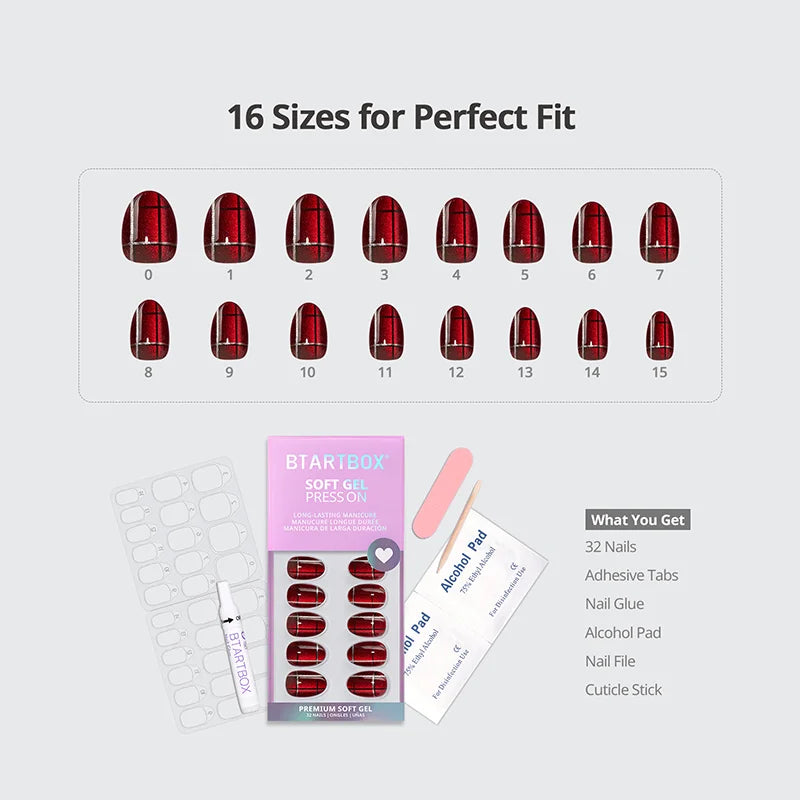Christmas Collection Extra Short Oval Nails