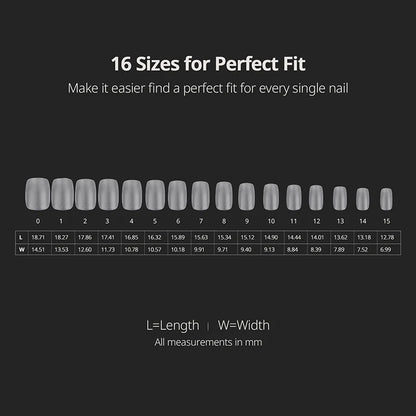 XCOATTIPS® Clear - Extra Short Square