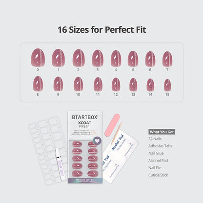 Girl Code Oval Nails - XCOATPRESS