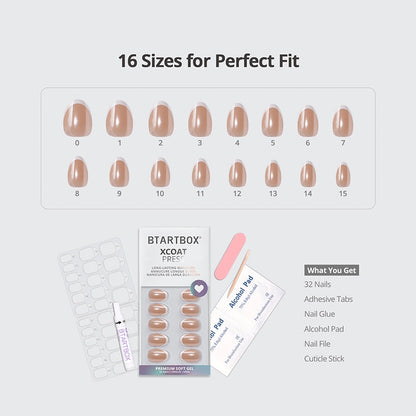 Glam Together series Extra Short Oval Nails