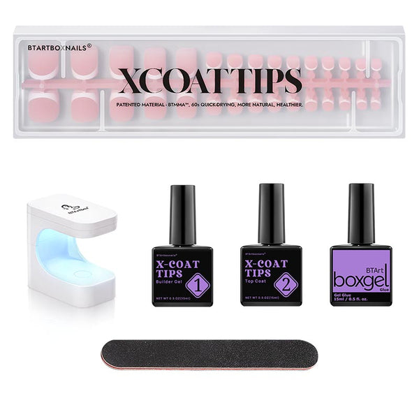 Toe Nail French Tips | Customizable XCOATTIPS® Kit