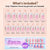 French X-Coat Tips® - Pink Long Square 150 pcs - 15 sizes