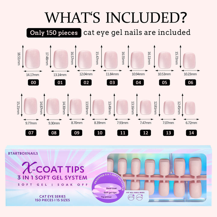 Cat Eye X-Coat Tips® - Carré