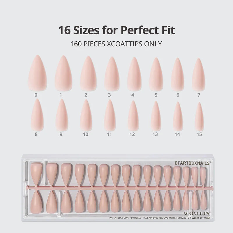 XCOATTIPS® Bare - Mixed Shades Long Stiletto