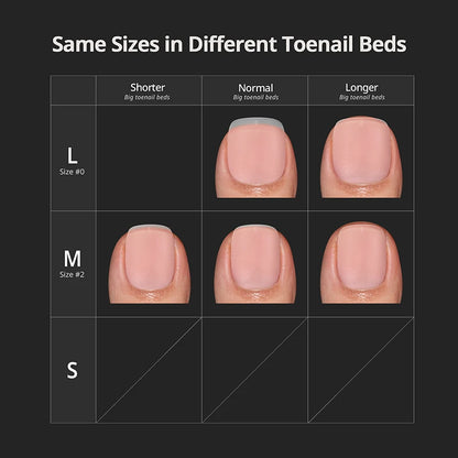 XCOATTIPS® Toe Nail - Squoval - Clear