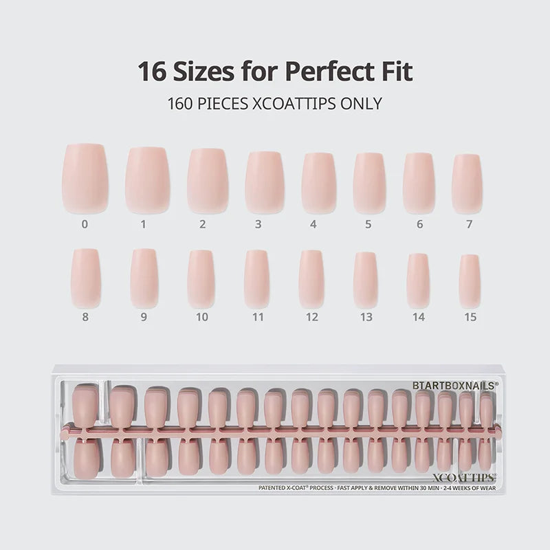 XCOATTIPS® Bare - Mixed Shades Short Coffin