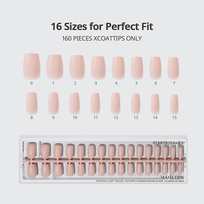 XCOATTIPS® Bare - Mixed Shades Short Coffin