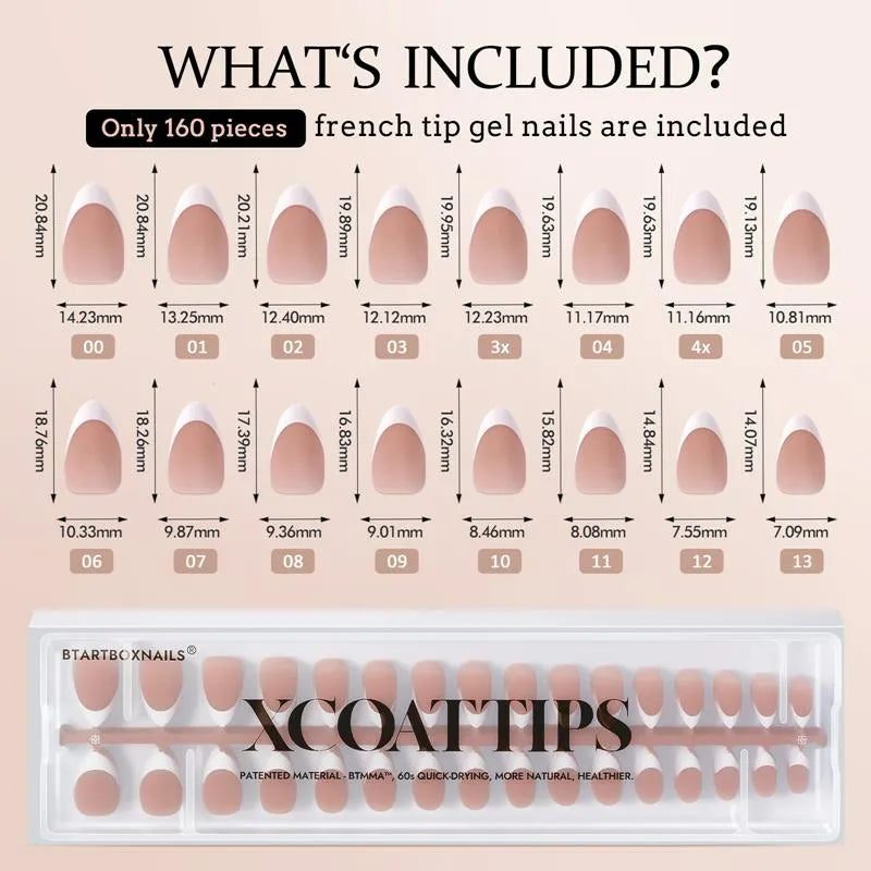 XCOATTIPS® French - Short Almond