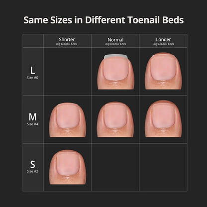 XCOATTIPS® Toe Nail - Square - Clear