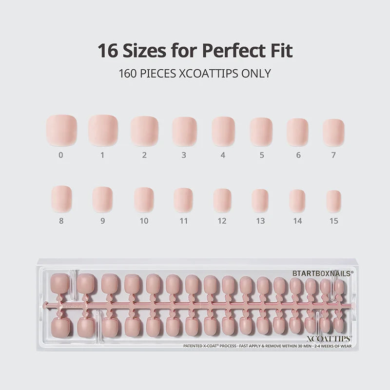 XCOATTIPS® Bare - Mixed Shades XXS Squoval