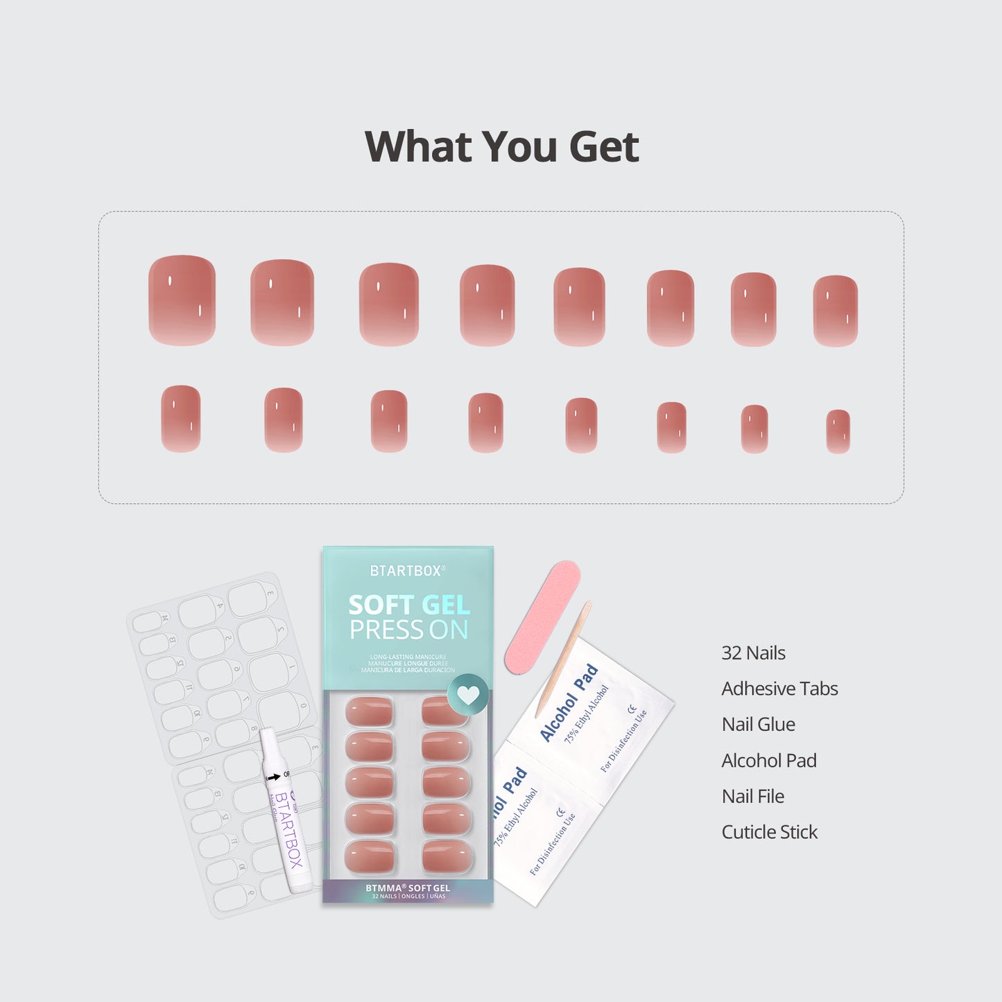 Hot Cocoa Square Nails - XCOATPRESS