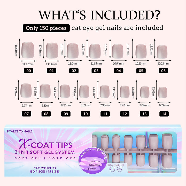 Cat Eye X-Coat Tips® - Carré