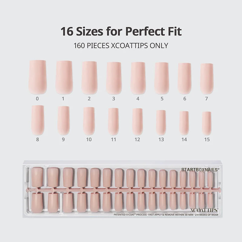 XCOATTIPS® Bare - Mixed Shades Long Square