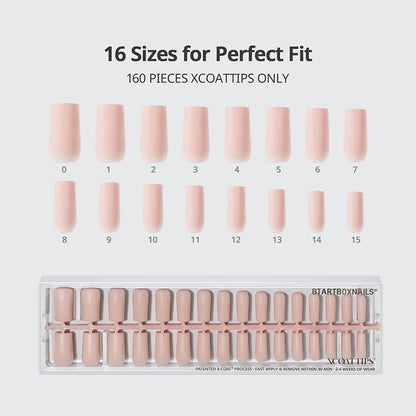 XCOATTIPS® Bare - Mixed Shades Long Square