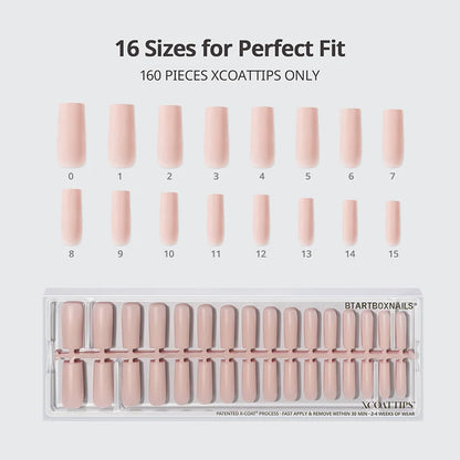 XCOATTIPS® Bare - Mixed Shades Extra Long Square