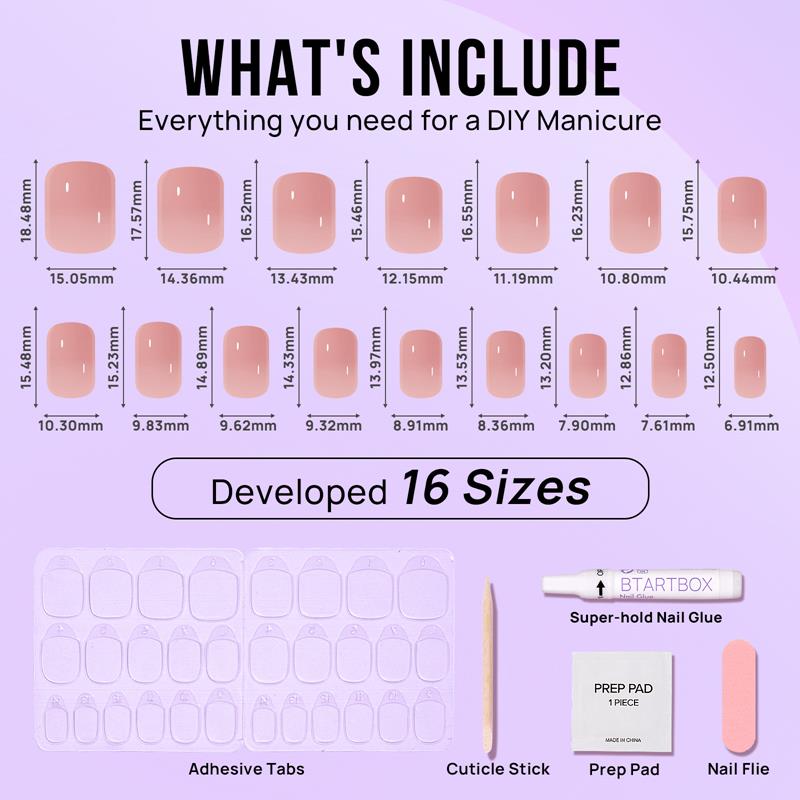 Cinnamon Square Nails - XCOATPRESS