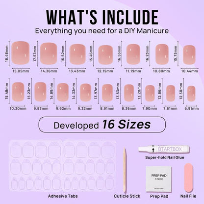 Cinnamon Square Nails - XCOATPRESS