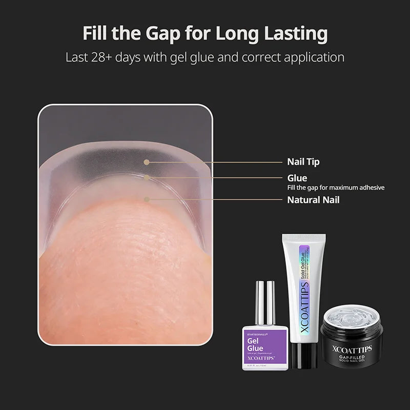 XCOATTIPS® Clear - Long Stiletto