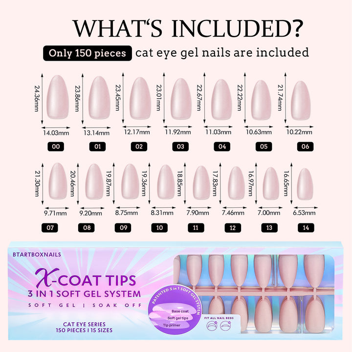 Cat Eye X-Coat Tips® - Mandorla