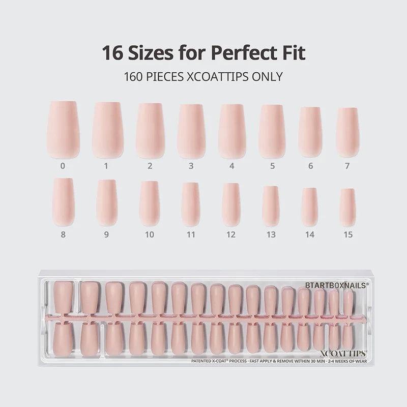 XCOATTIPS® Bare - Mixed Shades Medium Coffin