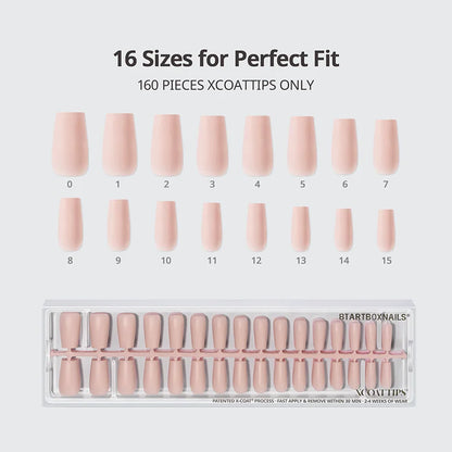 XCOATTIPS® Bare - Mixed Shades Medium Coffin