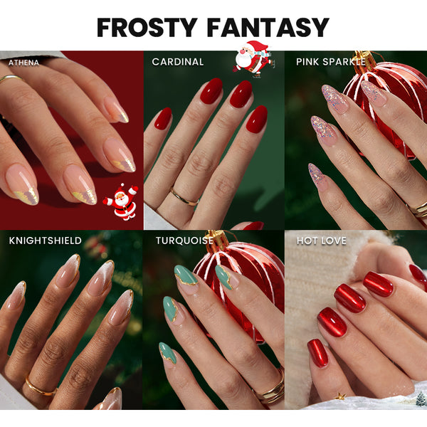 Frosty Fantasy Press On Nails Set - 6 Boxes