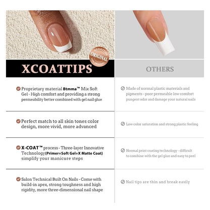 XCOATTIPS® French - Medium Coffin (New Shape)