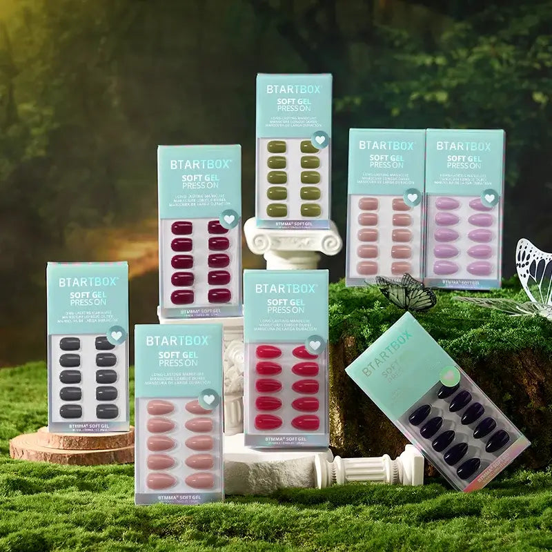 Secret forest press on nails