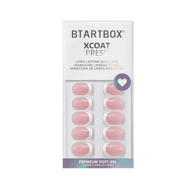 Pink Extra Short Square Nails - XCOATPRESS