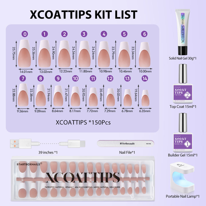 XCOATTIPS® French Kit - Medium Coffin