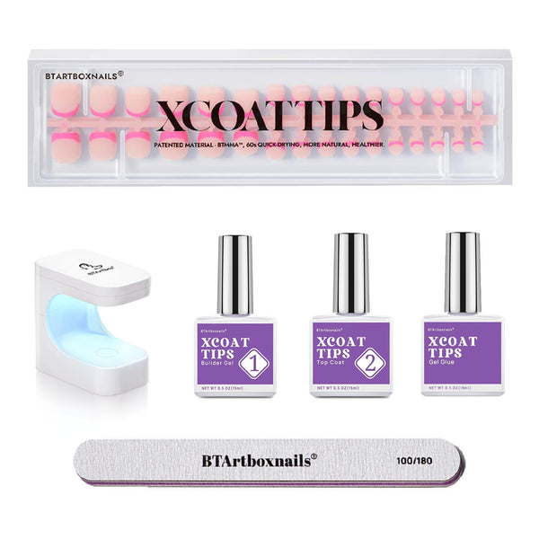 Toe Nail Tips | Customizable XCOATTIPS® Kit