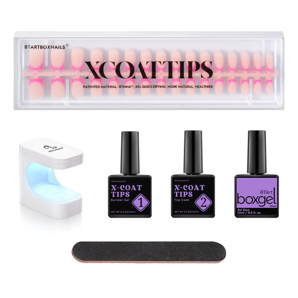 Pastel French Tips | Customizable XCOATTIPS® Kit
