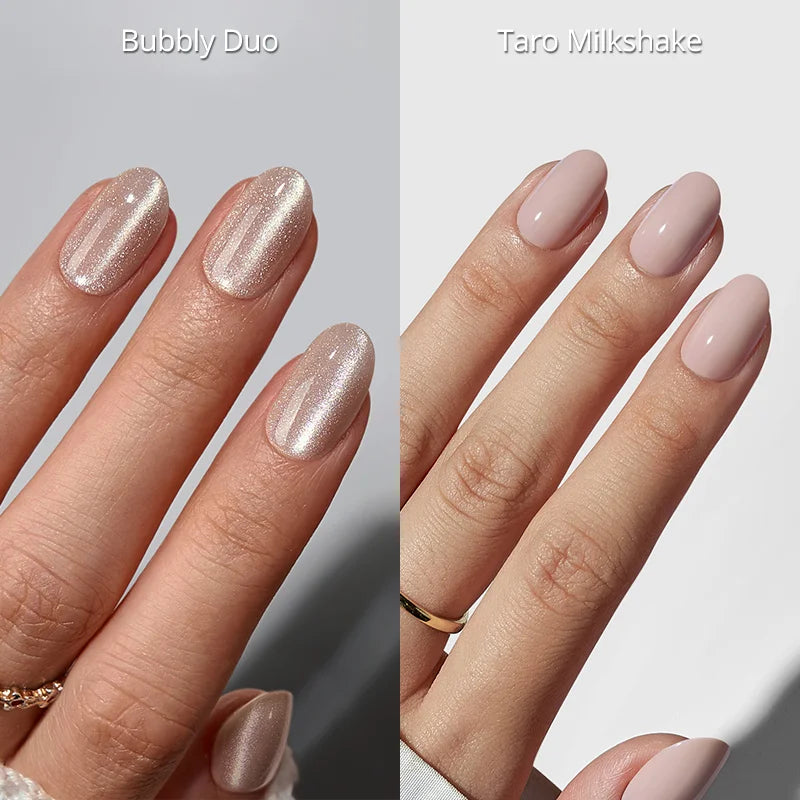 Aura Almond Set Press On Nails