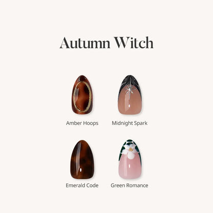 Autumn Witch Press On Nails