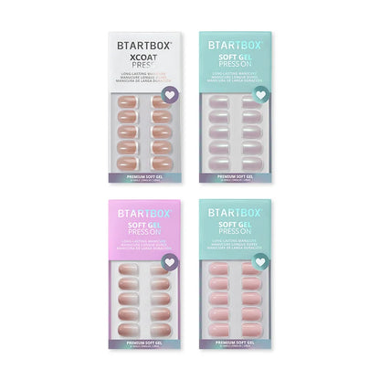 Back‑to‑Campus Glow Press On Nails