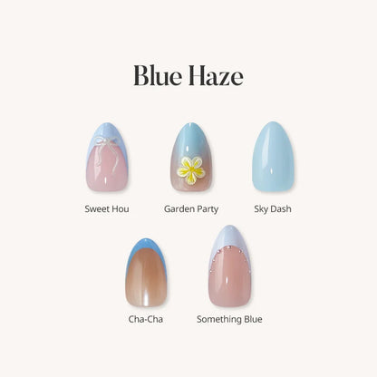 Blue Haze Press On Nails