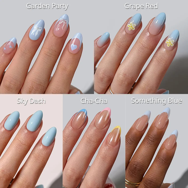 Blue Haze Press On Nails