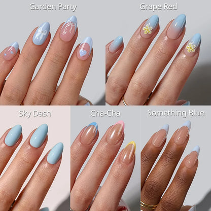 Blue Haze Press On Nails