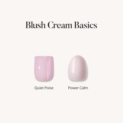 Blush Cream Basics Press On Nails