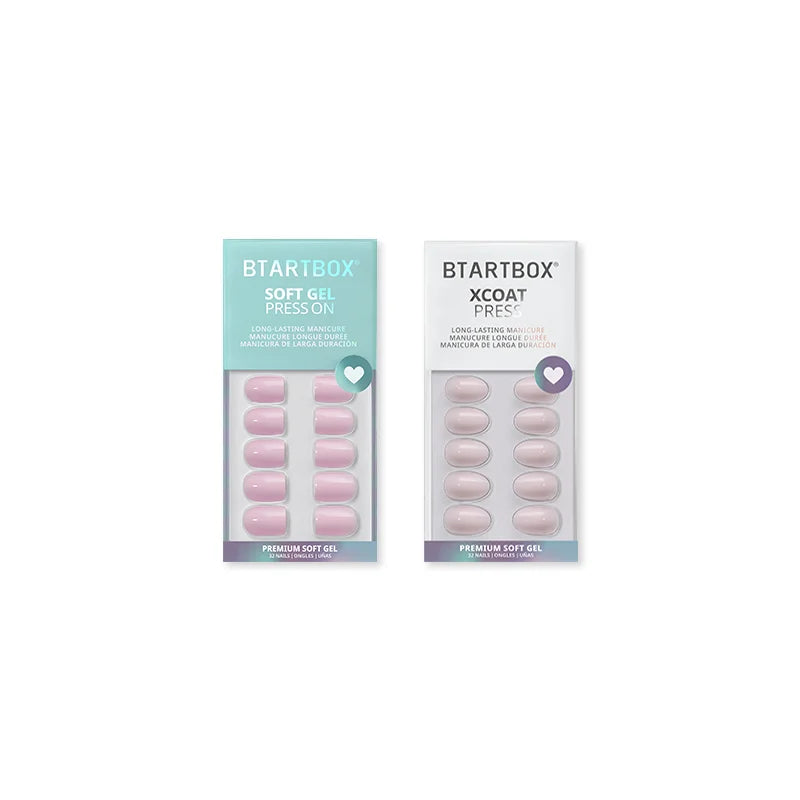 Blush Cream Basics Press On Nails