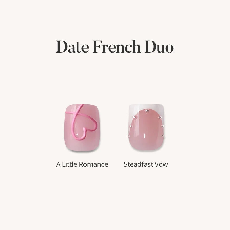 Date French Duo Press On Nails